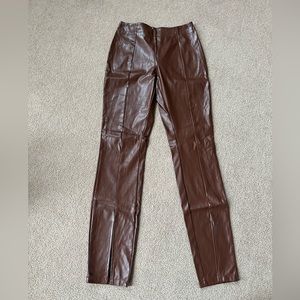 SBetro XL Brown Leather Pants